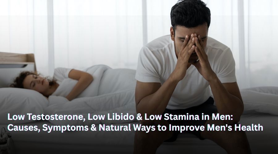 Low Testosterone, Low Libido & Low Stamina in Men: Causes, Symptoms & Natural Ways to Improve Men's Health